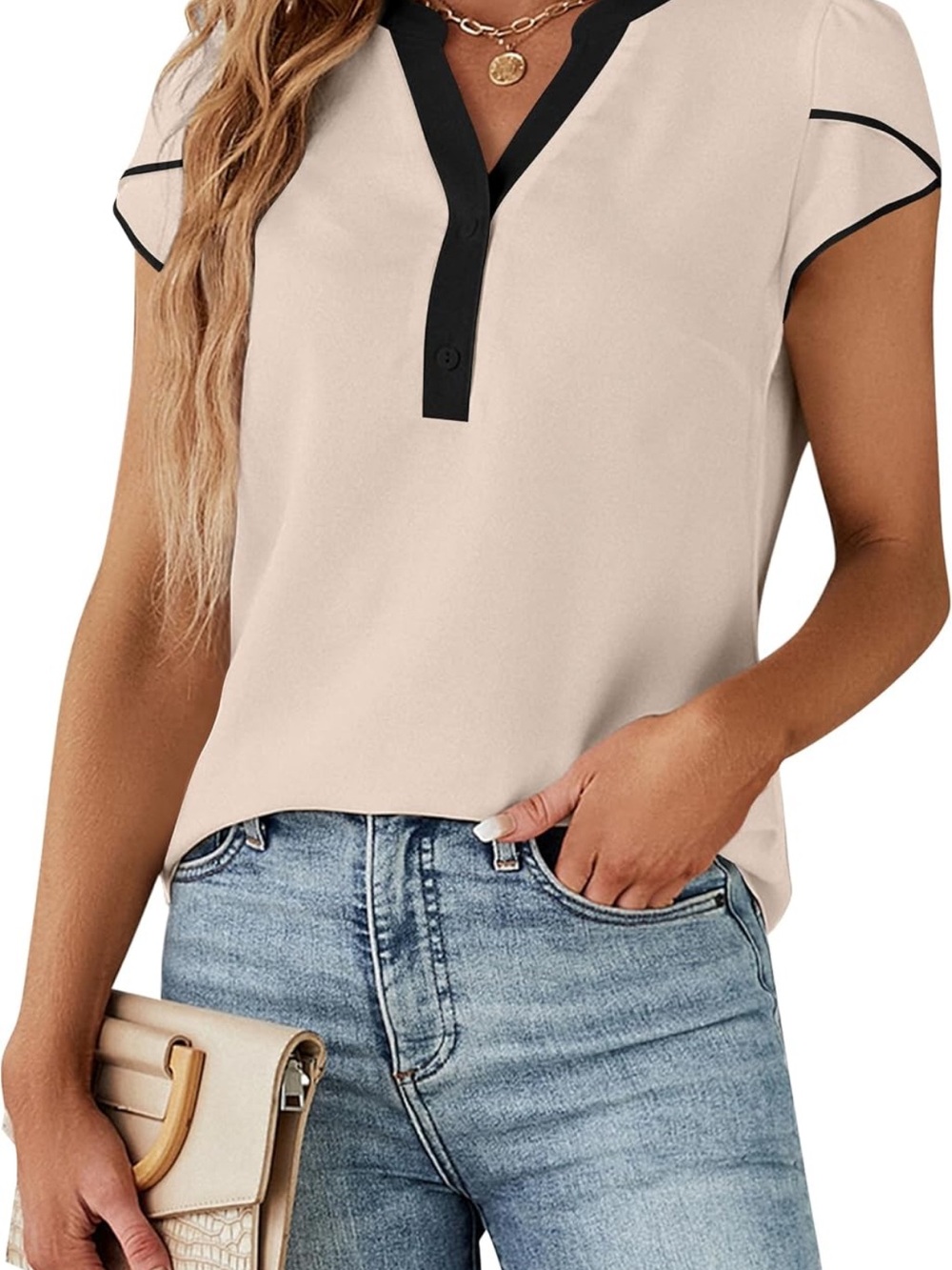Blooming Jelly Women's Dressy Casual Tops
Business Work Blouses